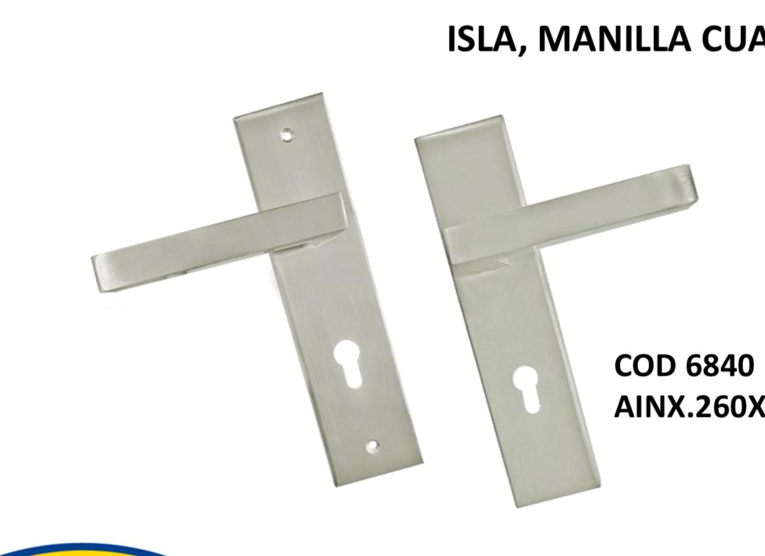 Manilla ISLA cuadrada